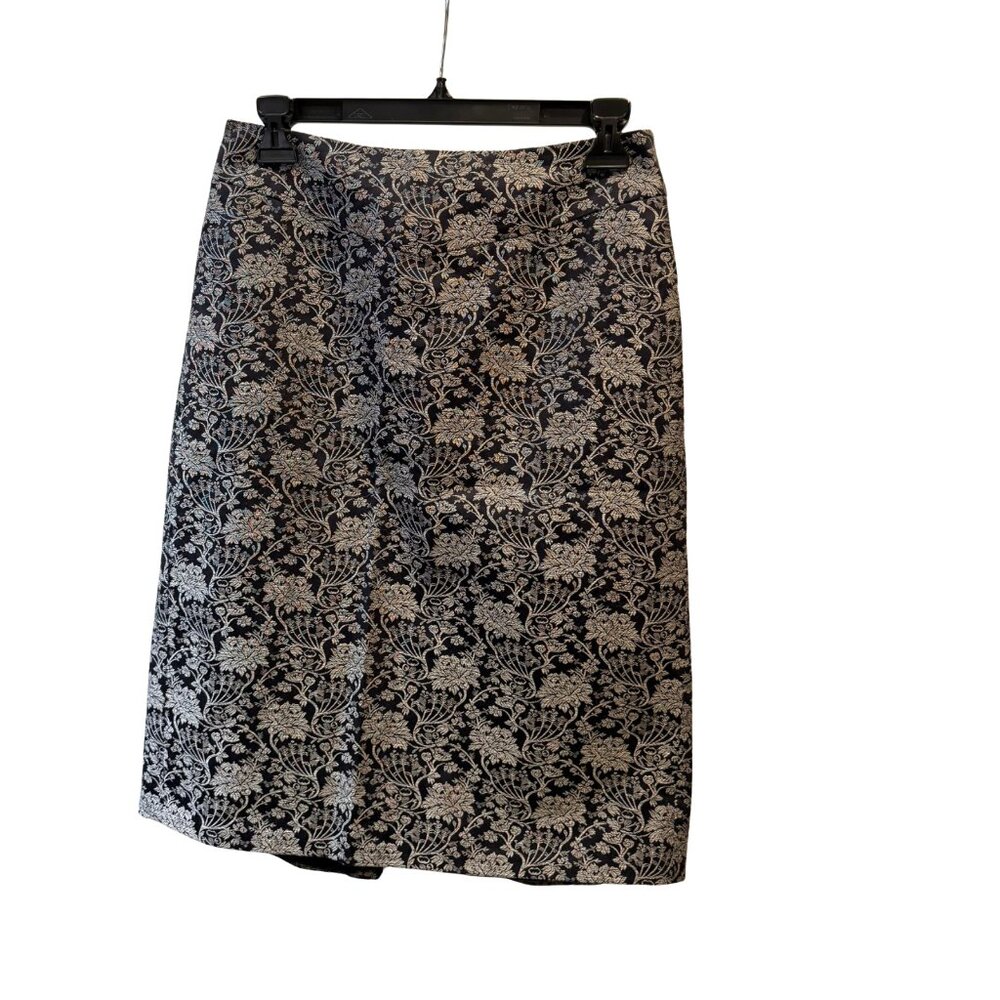 Stunning Ann Taylor Blue/Silver Skirt, Size 6